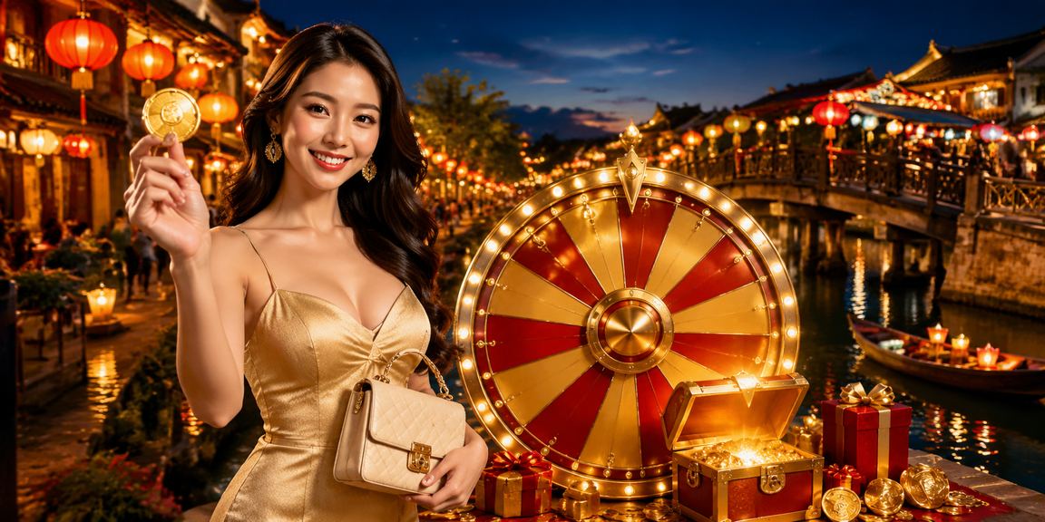 Không khí vui tươi rút thăm may mắn tại phố đèn lồng Hội An
