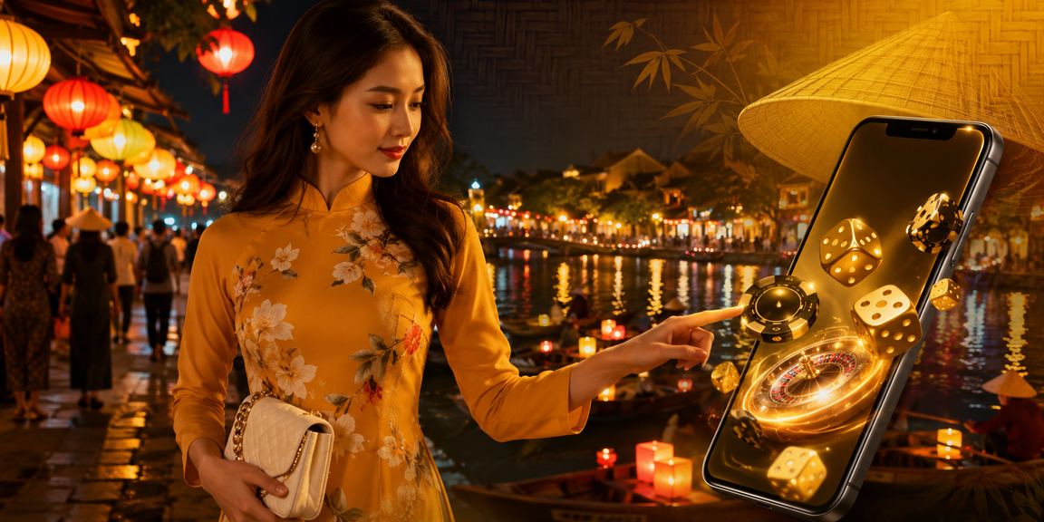 Người dùng truy cập b29 cá cược thể thao trên điện thoại tại Hội An